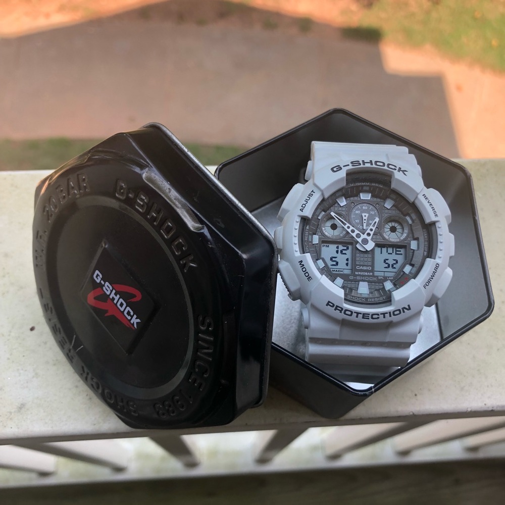 Men’s white G Shock Watch